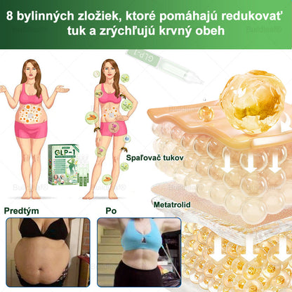 SVKBuildLeaf® GLP-1 6-v-1 Health Solution Perorálna tekutina (Len raz denne, viditeľné zmeny už za 7 dní) Pre obezitu, kardiovaskulárne ochorenia, cukrovku, spánkové apnoe, zdravie čriev, problémy s kĺbmi a ďalšie